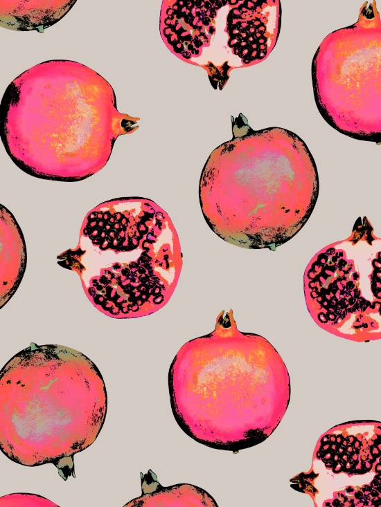 Pomegranate Pattern by Georgiana Paraschiv