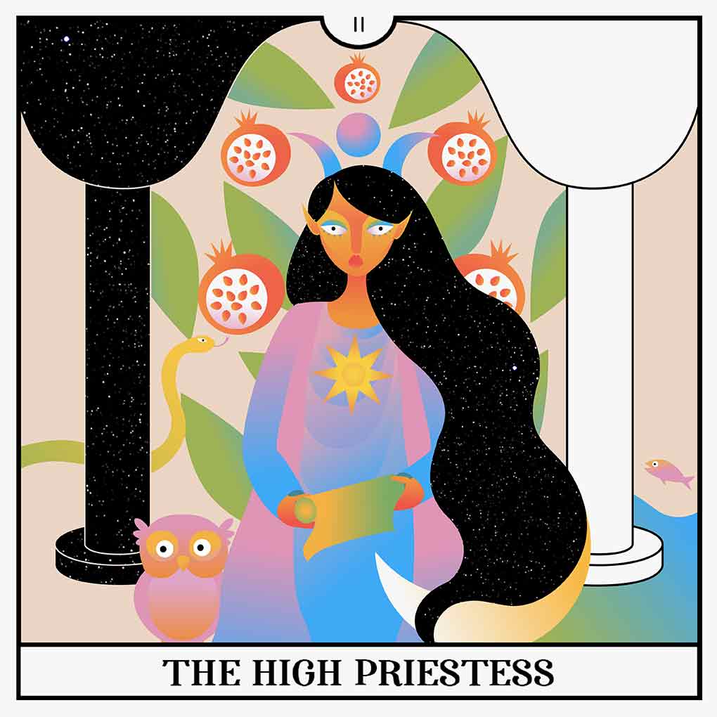 high priestess tarot card