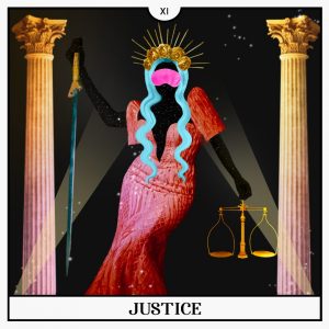 Justice tarot card