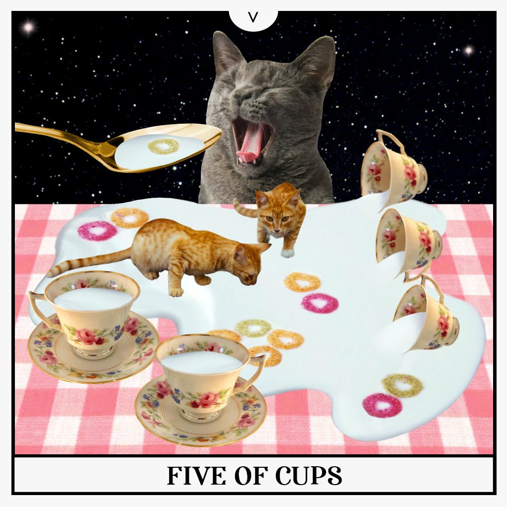 five of cups tarot card