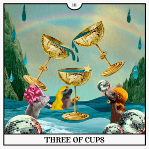 Three of Cups tarot card