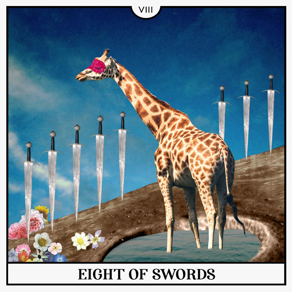 Eight of Swords Tarot Card for Your Guide to the Week of May 30th