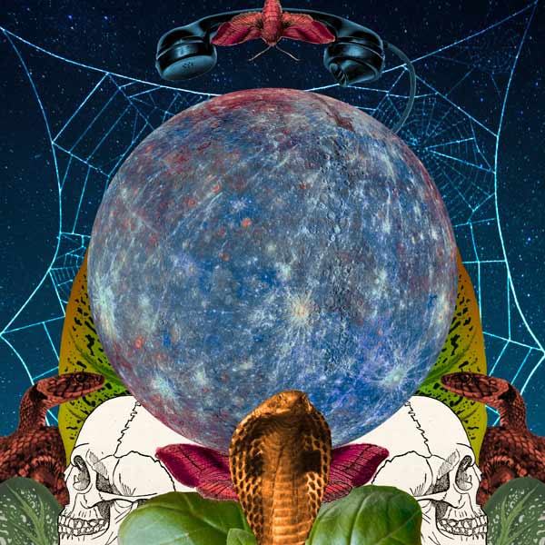 collage for horoscopes for mercury in scorpio