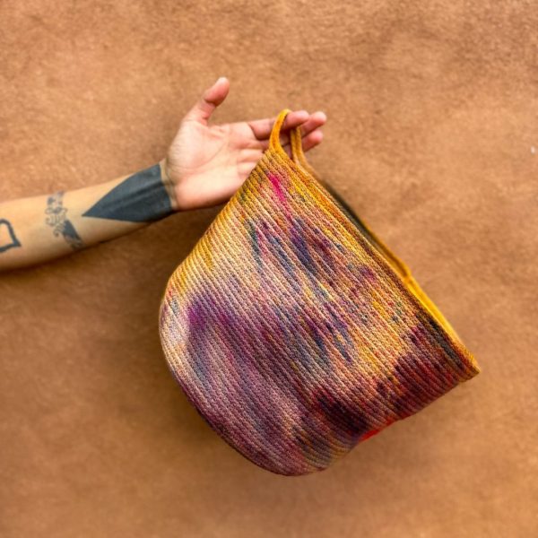 image of hand-dyed rope basket from 4kinship