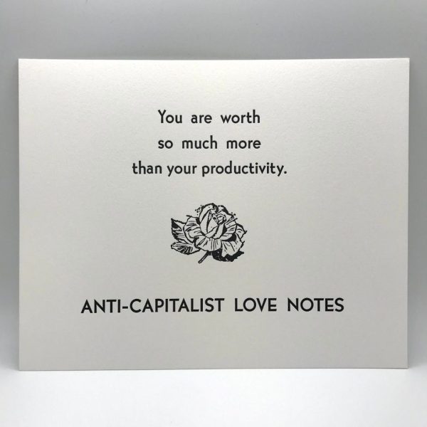 Image of Anti-Capitalist Love Note from Radical Emprints