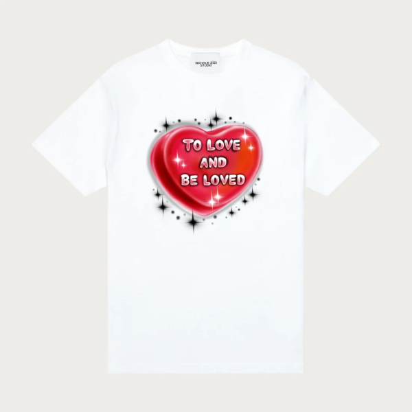 Image of “To Love and Be Loved” T-shirt from Nicole Zizi Studio