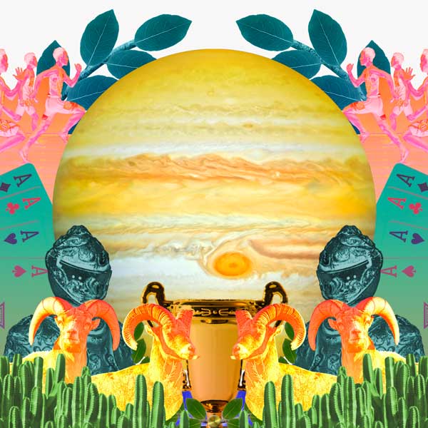 Collage for Jupiter in Aries
