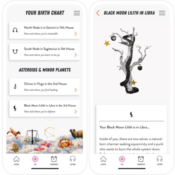 Black Moon Lilith in Libra horoscopes in the CHANI app.